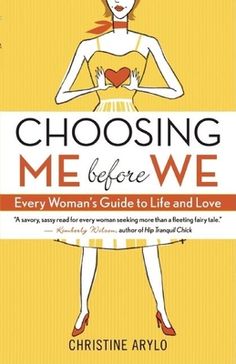 the book cover for choosing me before we by christine arylo, with an illustration of a woman's dress