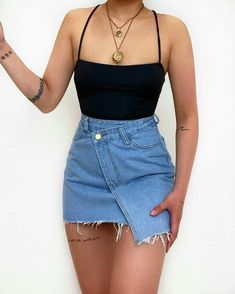 Trends Fall 2023, Winter 2023 Fashion Trends, Demin Skirt Outfit, Diy Denim Skirt, Kameli Boutique, Fall 2023 Fashion Trends, Fashion Trends Fall, Outfit Of The Week, Fall 2023 Fashion