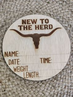 This western themed baby announcement measures at 8 inches in length and height. There are spots for you to write your baby's name, date/time of birth, weight, and height. They make the cutest picture props to announce you new arrival! All items are laser cut and engraved then packaged in a clear wrap. They make great gifts for baby showers as well! Laser Engraved Gifts For Kids, Western Baby Gifts, Western Baby Photo Shoot, Country Baby Stuff, Neutral Western Nursery, Cowboy Baby Room, Western Baby Announcement Ideas, Western Nursery Baby Boy, Cowboy Baby Shower Ideas