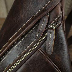 Riding Bag, Biker Men, Professional Bag, Backpack Material, Sling Bags, Chest Bag, Bagpack, Full Grain Leather, Cow Leather