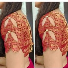 New Model Blouses, Shoulder Design For Blouse, Sela Blouse Designs Latest, ब्लाउस Design Latest, Blouse Neck And Sleeve Design, Baahubali Hands, Blouse Baju Designs Latest, Sleves Desine For Blouses, Sleves Desine Blouses