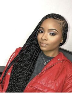 Azonto Cornrow Braids, Braids For Wedding Guest Black Women, Two Layer Cornrows, Two Layer Braids Black Hairstyles, Corporate Braids Black Women, Side Conrows Lines For Black Women, Long Small Cornrows, Fall Braids Black Women 2023, Cornrows Side Part