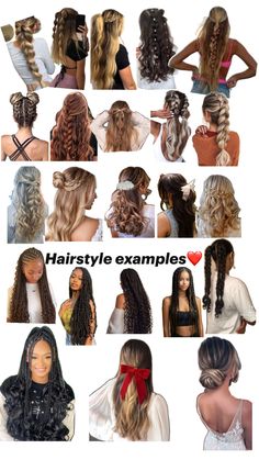 This pin contains of lots of pictures of hairstyles that are so cute. If you try any of these and you like them follow me!!! I’m not making you!! It would just make me so happy. Styling Your Hair, Sport Hair, Dance Hairstyles, Protective Hairstyles Braids, Blonde Hair Inspiration