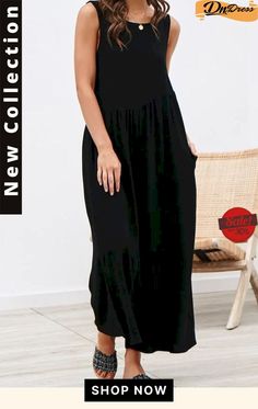 Loose Fit Overalls Backless Rompers Long Romper with Pockets Off Shoulder Jumpsuit Black Sleeveless Maxi Dress For Loungewear, Black Maxi Dress For Summer Loungewear, Black Maxi Length Casual Jumpsuits And Rompers, Black Maxi Jumpsuits For Vacation, Vacation Black Maxi Jumpsuits, Black Jumpsuits And Rompers For Beach, Backless Romper, Off Shoulder Jumpsuit, Long Romper