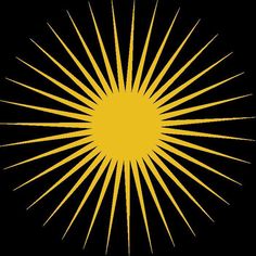 yellow sunburst on black background clipart free png image for commercial use