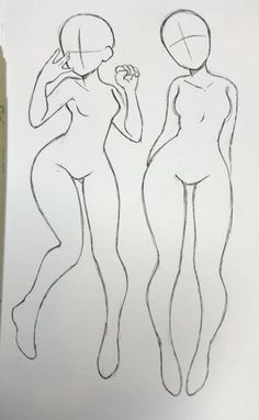 a drawing of two women standing next to each other