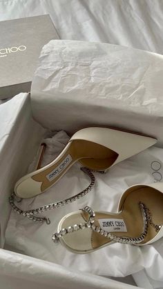 Jimmy Choo Wedding Shoes, Wedding Wedges, Style Aesthetics, Heels Aesthetic, Classy Shoes, Prom Heels, Jimmy Choo Heels, Wedding Shoes Heels