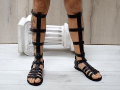 Gladiator Men Sandals Gladiator Sandals For Men, Men Halloween Costumes, Unisex Sandals, Men Halloween, Mens Shoes Sandals, Sandals For Men, Men Sandals, Leather Sandals Handmade, Mens Leather Sandals