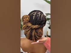 Wedding Loc Style ❤️❤️❤️❤️❤️❤️❤️❤️❤️❤️❤️❤️❤️ Wedding Dreadlock Hairstyles, Wedding Loc Styles, Dreadlock Wedding Hairstyles, Sisterlocks Styles, Black Wedding Hairstyles, Mrs Hudson, Big Box Braids Hairstyles, Wedding Hairstyles Bride