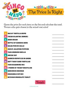 the price is right printable worksheet for kids to practice their math skills