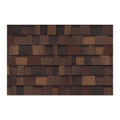 a brown brick wall with different colors