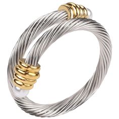 PRICES MAY VARY. Vintage and elegant twisted wire loop design, simple yet chic gold and silver plated rings with a unique interweaving vintage style that will never go out of style. Suitable for everyday use. The ring is flexible and adjustable, you can adjust its inner diameter freely, you don't need to worry about not fitting your finger. The ring is highly polished with a refined finish for a comfortable fit. PREMIUM MATERIAL: This vintage ring is made of 316L stainless steel cable loop, whic Loop Design, Rings Vintage, Stainless Steel Cable, Twisted Wire, Design Simple, Love Bracelets, Men's Rings, Open Ring, Vintage Ring