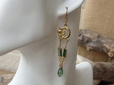 Green and gold dangle earrings. Peridot emerald crystal real swarovski earrings for women. Drop earr Real Earrings, Ruby Red Necklace, Crystal Wedding Earrings, Crystal Earrings Wedding, Emerald Crystal, Earrings Teardrop, Gold Dangle Earrings, Heart Shaped Necklace, Mothers Necklace