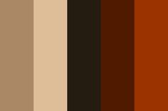 the color palette is brown, black, and tan with an assortment of different shades