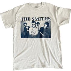 Vintage Style T-shirt The Smiths The Smiths T Shirt, Columbia Shirt, The Smiths, Brown Tshirt, Morrissey, Band Shirt, Grey Tee, Band Shirts, 로고 디자인