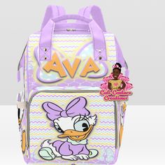 Daisy Duck diaper bag Daisy Duck, Cute Bags, School College, New Mom, Original Gift