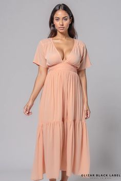 Color: Blush, Size: 3XL Peach Maxi Dress, Peach Maxi Dresses, Satin Cami Dress, Mother Daughter Jewelry, Casual Bracelets, Casual Rings, Casual Necklaces, Casual Earrings, Daughter Jewelry