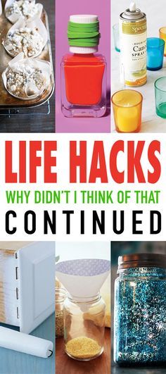 Life Hacks Why Didn't I Think of that Continued... - The Cottage Market Lifestyle Hack, Everyday Hacks, Diy Beauty Hacks, Life Hack, Mom Hacks