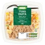 pasta with tuna and pineapples in a plastic container