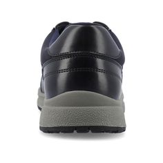 The Thomas sneaker from Vance Co. introduces a perfect blend of style and comfort, featuring a 1-inch sole, lace-up closure, and a classic round toe design. Crafted from a combination of faux leather and fabric this style offers a versatile and contemporary option for casual wear. The fabric lining, 6 mm Tru Comfort Foam™ footbed, and rubber outer sole ensure breathability, comfort, and support, making the Thomas sneaker a trendy and comfortable choice for everyday activities. Slip-resistant Sneakers For Sports, Modern Navy Sneakers With Round Toe, Navy Sporty Walking Shoes With Rubber Sole, Classic Sneakers With Round Toe And Laces, Casual Wingtip Lace-up Shoes With Removable Insole, Navy Casual Sneakers With Plain Toe, Navy Lace-up Walking Sneakers, Navy Casual Sneakers, Navy Sneakers With Rubber Sole For Walking