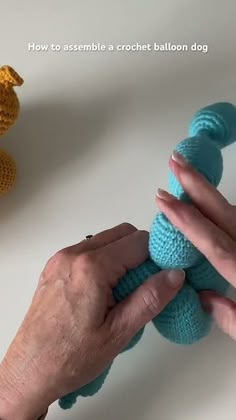 How To Make A Balloon Dog, Ballon Dog, Crocheted Items