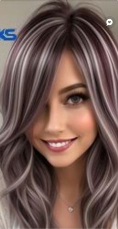 Hair Color Trends For Short Hair, Gray Hair With Purple Highlights, Hair Over 40 Look Younger, Red Hair With Blonde Highlights, Hair Highlights And Lowlights, Perfect Hair Color, Bold Hair Color