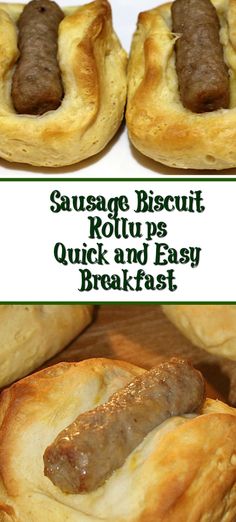 sausage biscuit rolls are quick and easy to make with the help of your kids