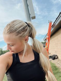 Cute Sporty Hairstyles, Volleyball Hair, Soccer Hair, Gymnastics Hair