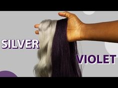 COLOUR SILVER AND PURPLE BRAIDING HAIR BLEND | COLOR SILVER AND PURPLE BRAIDS | CUSTOM COLOUR BLEND - YouTube Purple Braiding Hair, Blonde Braiding Hair, Black Purple Ombre, Braiding Hair Colors, Purple Braids, French Curl, Salt And Pepper Hair, Purple Ombre, Color Blending