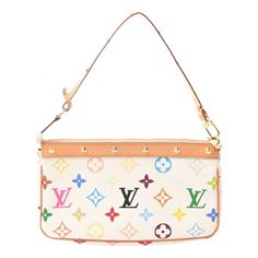 Sacs à main Pochette Accessoire Louis Vuitton pour femme en toile. Shoulder Bag