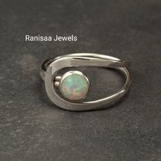 Sterling Silver Stone Rings, Opal Ring Silver, Silver Opal Ring, Silver Dog, Stone Engagement Rings, Opal Stone, Stone Engagement, Opal Ring