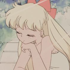 Moon Pastel, Pastel Icons, Olden Days, Sailor Venus, Sailor Moon, A Girl, Blonde Hair, Blonde, Pastel