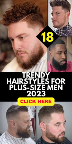 Be on trend with the best plus size men haircut 2023 styles. From short and faded to long and buzzed haircuts, we offer stylish and modern looks for every man. Embrace the trend with 2023's top plus size men haircuts. From short and clean to long and faded, we offer the best styles to boost your confidence and style. Haircut For Big Face Men, Haircuts For Bigger Guys, Mens Haircut For Large Head, Haircuts For Big Guys, Mens Haircut Big Head, Plus Size Mens Haircut, Haircut For Plus Size Men, Mens Hair For Round Faces, Male Hairstyles For Round Faces