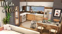 Sims 4 Apartment Kitchen Ideas, Sims 4 Minimalist Apartment, Sims 4 College Apartment, Family Apartment Sims 4, Sims 4 Apartment Interior, Sims 4 Aesthetic Apartment, Sims Apartment Ideas, Sims 4 Small Apartment, Sims 4 Appartement Plan