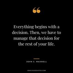 john c maxwell quote about decision