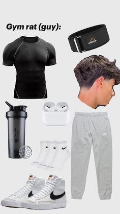 Athletic Outfits Men Gym, Cute Gym Outfits For School, Men Gym Outfit, Mens Gym Outfits, Casual Athletic Outfits, Sporty Outfits Men, Sweater Outfits Men, Outfits Athletic