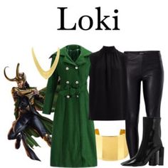 Loki Disneybound, Loki Clothes, Dressup Ideas, Long Green Jacket, Loki Cosplay