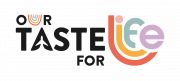 the logo for our taste for life