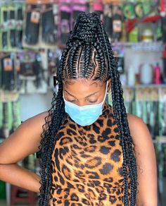 Sleek Braided Ponytail, Ponytail Styles