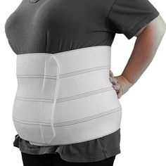 The Mars Wellness Plus Size Bariatric Abdominal Binder for men and women is designed to provide abdominal compression and support. Regardless of what this plus size ab binder is used for, you can be assured it will provide comfortable support and compression using premium paneled elastic with an easy-to-use Velcro closure. SIZING To determine what size you need, measure the circumference around the widest part of your body where you plan to wear this binder. COMFORTABLE SECURE FIT This 12" tall Plus Size Stomach, Belly Apron, Stomach Wrap, Abdominal Binder, Muscle Strain, Gastric Bypass, Stomach Fat, Tummy Tucks, After Pregnancy