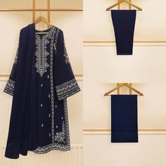 "Brand New With tags Agha Noor Original Shirt:Pure Chiffon Embroidered With Sequins & Pearls Work  (Attached Lawn Lining)No sleeves lining  Pant:Raw Silk  Dupatta:Pure Chiffon Embroidered  Color:Navy Blue Size:Small Medium Large & XL Small Chest:38\" Medium Chest:40\" Large Chest:44\" XL Chest:45\" Shirt Length:44\" ❌No Return or Exchange❌ ➡️Feel free to message us if you need more pictures, measurements and details about the dress. DISCLAIMER: Dry clean recommended. Iron the clothes at moderate Embroidered Chiffon Sets With Long Sleeves, Blue Chiffon Dupatta With Dabka Work, Blue Chiffon Salwar Kameez With Dabka Work, Traditional Embroidered Chiffon Sets, Traditional Chiffon Kurta With Chikankari Embroidery, Embroidered Chiffon Kurta For Eid, Eid Chiffon Kurta With Chikankari Embroidery, Eid Chikankari Embroidered Chiffon Kurta, Eid Chikankari Embroidery Chiffon Kurta