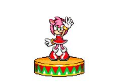 sonic the hedgehog on top of a carnival ride pixel art, video game art, person, sonic the hedgehog, cartoon games, old school, retro toys, classic cartoons, my favorite things, toy shop, kids, vintage toys, character