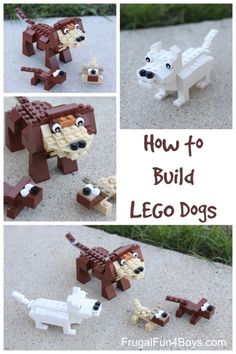 instructions for how to build lego dogs