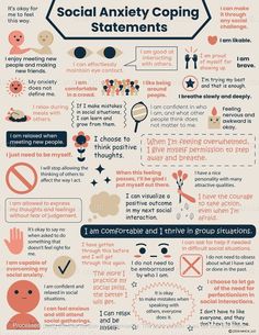 When coping with social anxiety, clients often use coping statements or sayings to help manage their intense feelings. These statements are positive affirmations or pep talks that help counter negative thoughts in situations they find challenging, such as meeting new people, attending gatherings, or speaking in front of others. The Social Anxiety Coping Statements handout features thoughtful and empowering statements specifically tailored to help overcome the challenges of social anxiety. Some of these statements are "I am brave," “I am likeable," and "I am proud of myself for showing up." By using this handout, kids and teens can attain peace of mind while socializing and avoid feeling isolated. Parents and caregivers may offer support by teaching them relaxation exercises in social setti Coping Statements, Character Education Posters, Control Emotions, Coping Skills Worksheets, Counselling Tools, Social Emotional Health, Anger Management Worksheets, Intense Feelings