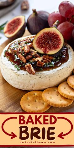 This Baked Brie is a simple Easter appetizer that's always a crowd-pleaser! This baked cheese appetizer has a soft and luscious center and is best served with crackers, fruit, and bread. Add this recipe to your Easter dinner ideas! Appetizers Brie, Baked Brie Cheese, Easter Appetizer, Easter Dinner Ideas, Easter Appetizers Easy, Thanksgiving Appetizer, Cheese Appetizer, Healthy Thanksgiving Recipes, Easter Appetizers