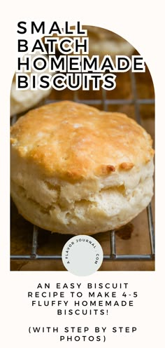 an easy biscuit recipe made with simple ingredients