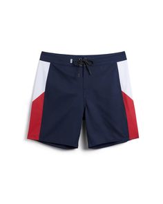 Birdie Boardshorts - Patriot – Birdwell Todd Snyder, Mens Boardshorts, Men's Apparel, Modern Fabric, Birdy, Board Shorts, Jacket Tops, Stretch Fabric, Sustainability