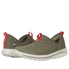 Skechers Gowalk Solace Walking Shoes Casual Slip On Sneakers, Color Olive New Without Box. Quilted Nylon Go Lounge Slip On Made In The Usa Or Imported Rubber Sole Heel Measures Approximately 1.25" Lightweight And Responsive Ultra Go Cushioning Skechers Air Cooled Goga Mat Insole Energizes Every Step Soft Quilted Upper With Cozy Lining Nylon Walking Shoes With Rubber Sole, Comfortable Synthetic Outdoor Sneakers, Casual Nylon Walking Shoes For Sports, Casual Slip-resistant Walking Shoes, Green Casual Walking Sneakers, Comfortable Synthetic Sneakers For Walking, Functional Green Slip-on Walking Shoes, Textile Walking Shoes With Rubber Sole, Green Slip-on Functional Walking Shoes