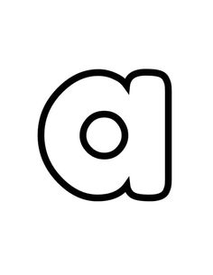 the letter d is shown in black and white