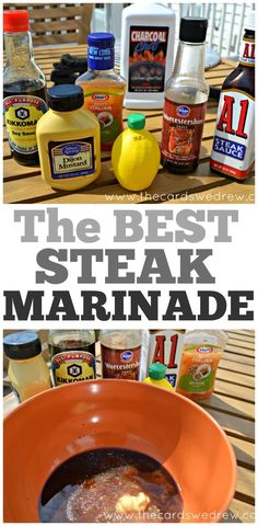 the best steak marinade recipe is made with fresh ingredients